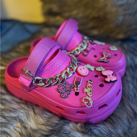 Crocs - Hiker Clogs. Gently used. Charms included. - Picture 1 of 4